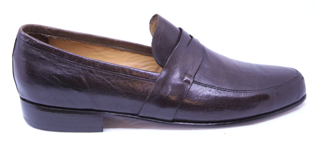 Brown Leather Loafer Dress Shoe image 0