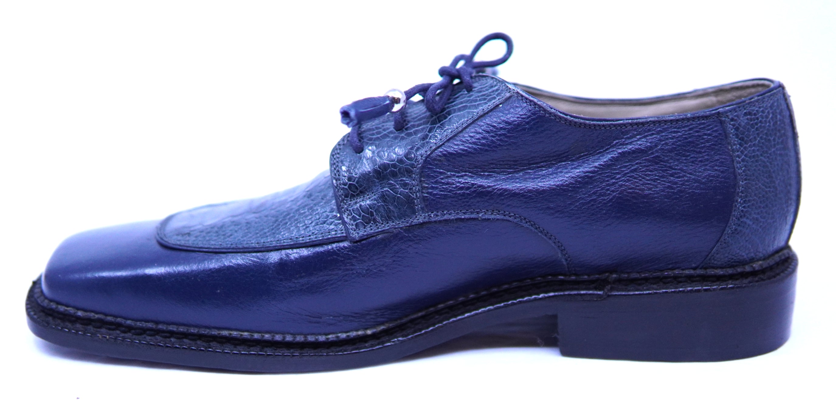Ostrich Leg & Leather Dress Shoe image 1
