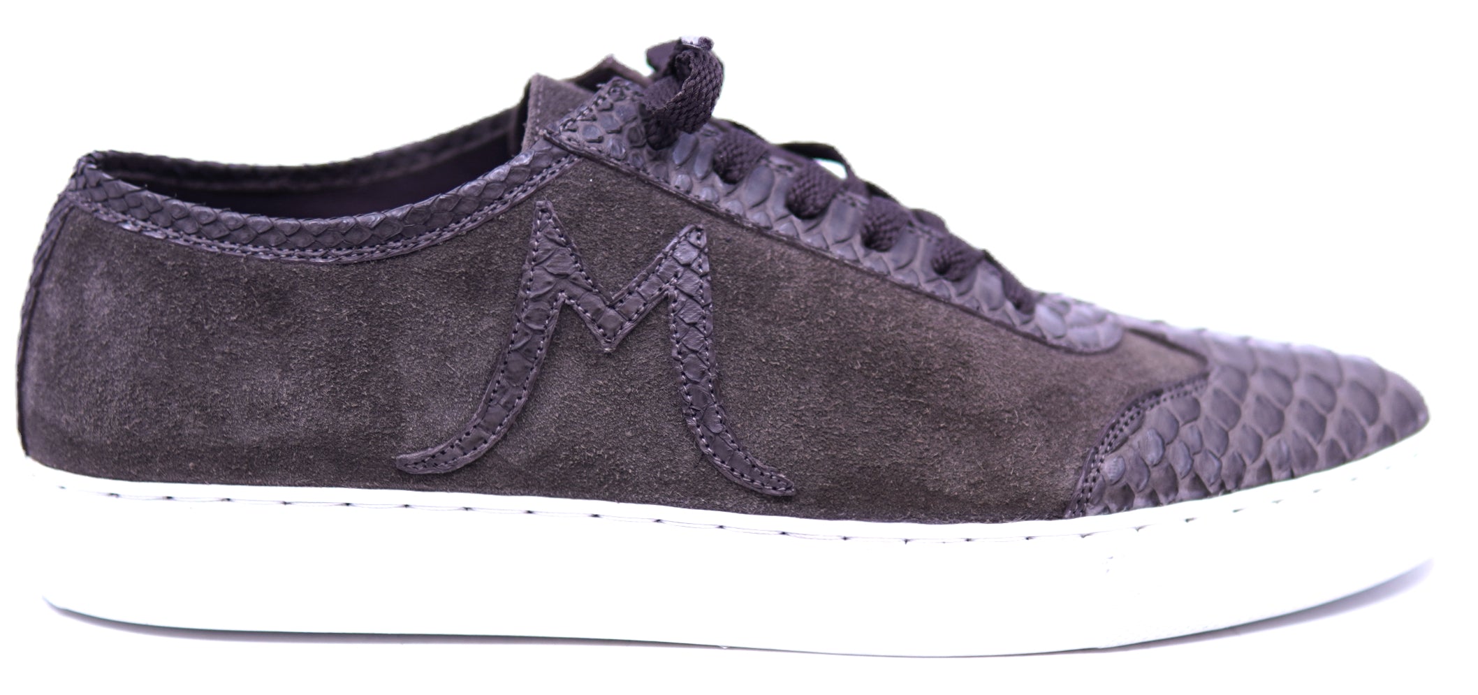 Suede & Python Sneakers image 0