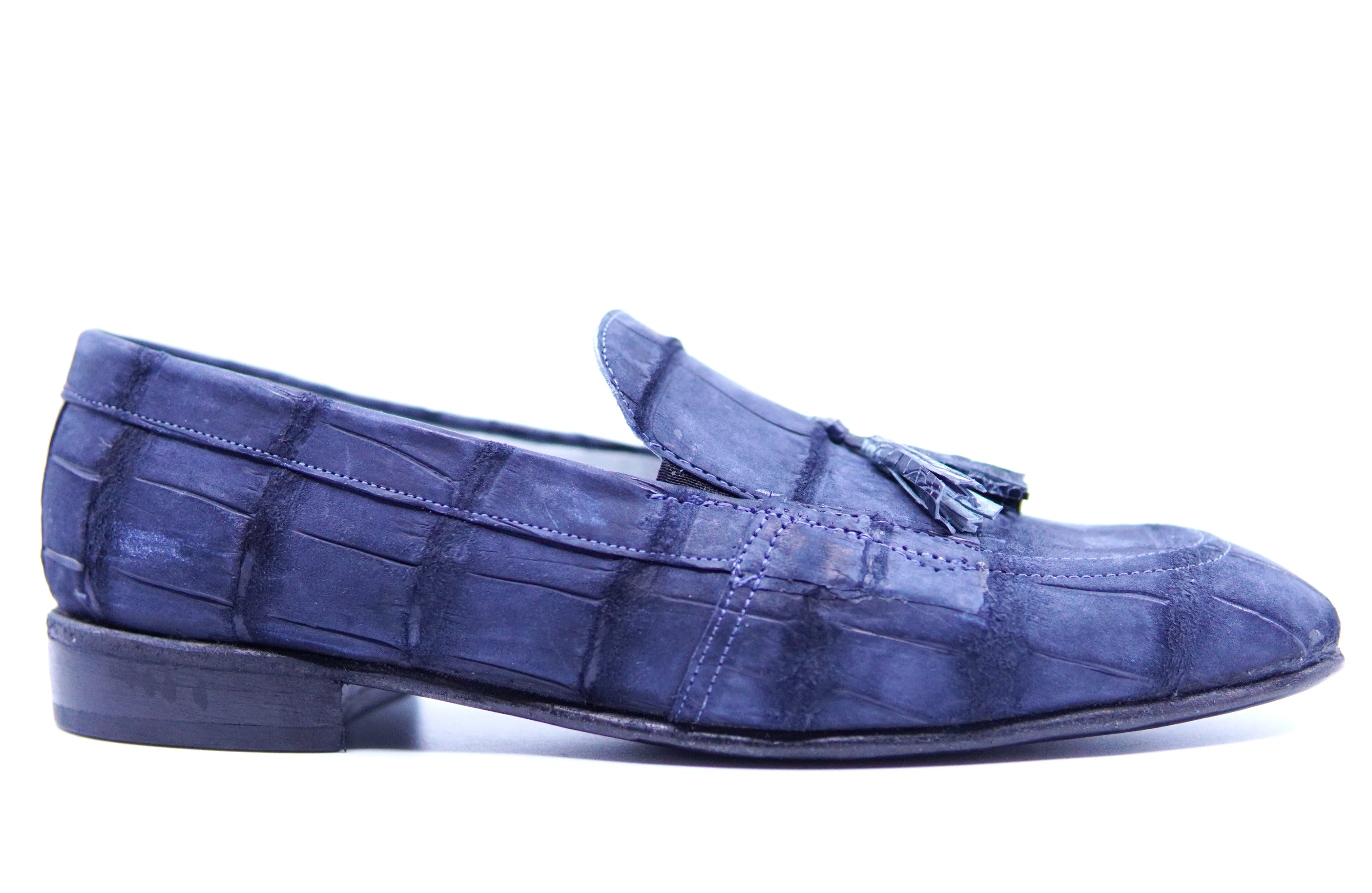 Full Suede Alligator Loafers US 13 image 0