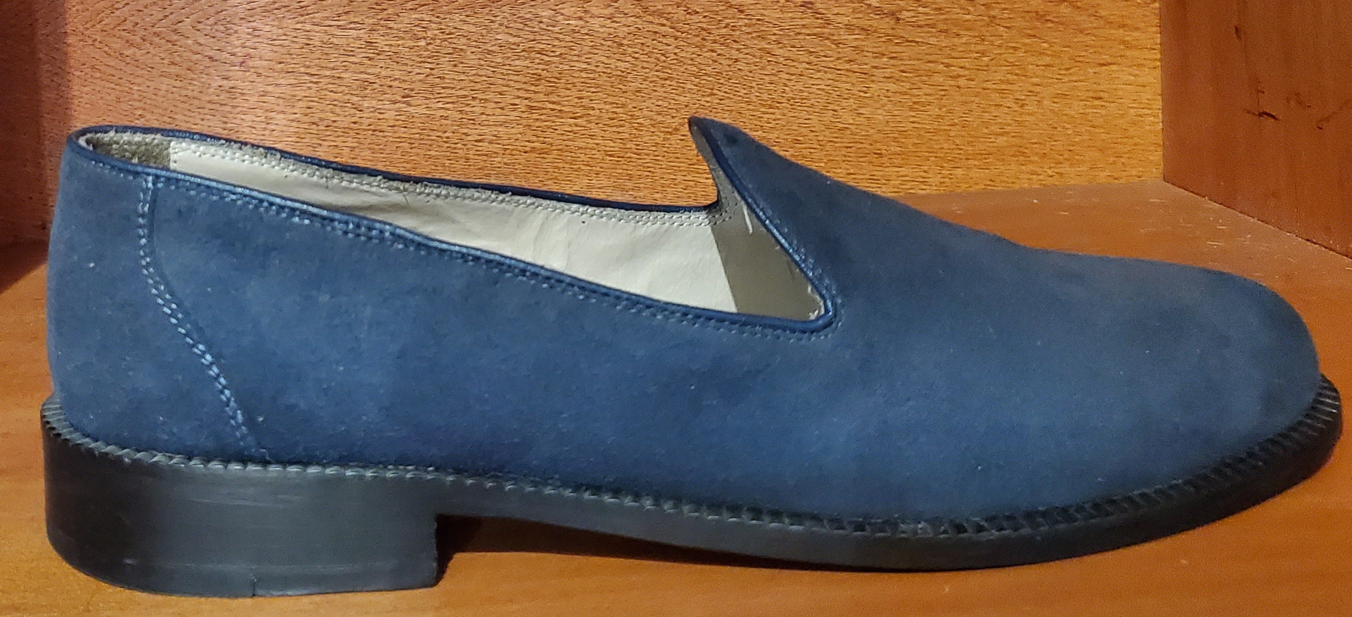 Blue Suede Loafers US Men's 10.5 image 0