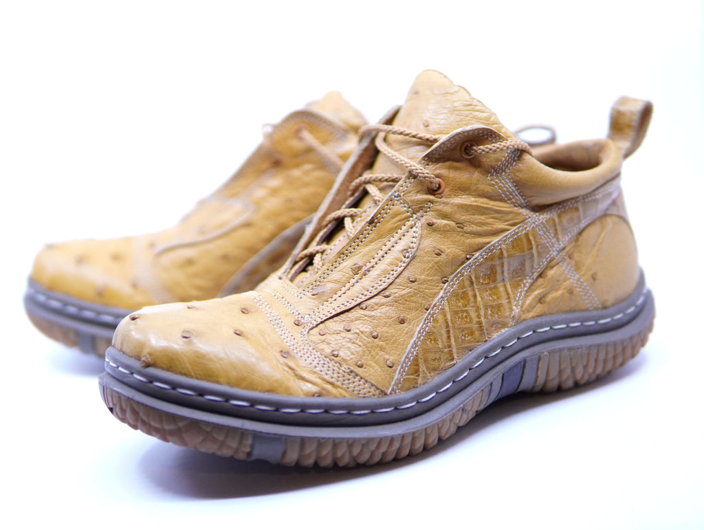 Buttercup Ostrich & Caiman Sneakers US 7 image 4