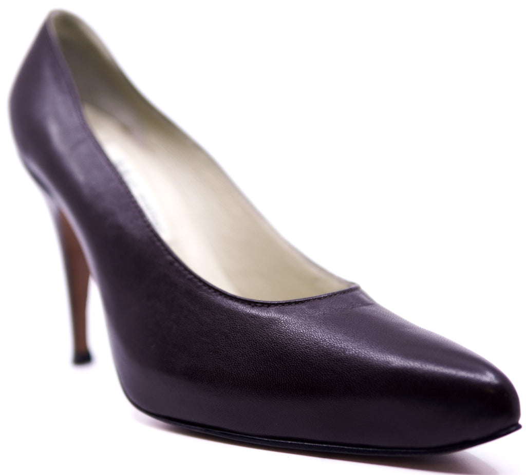 Genuine Full Brown Leather Heel US10 image 2
