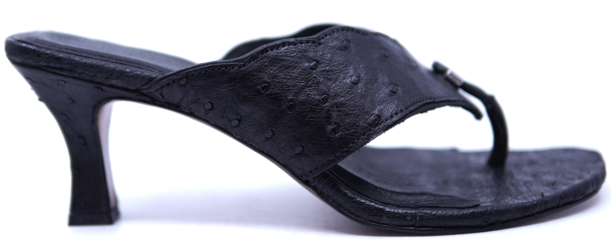 Genuine Ostrich Sandal Heels 10-US Women's image 0