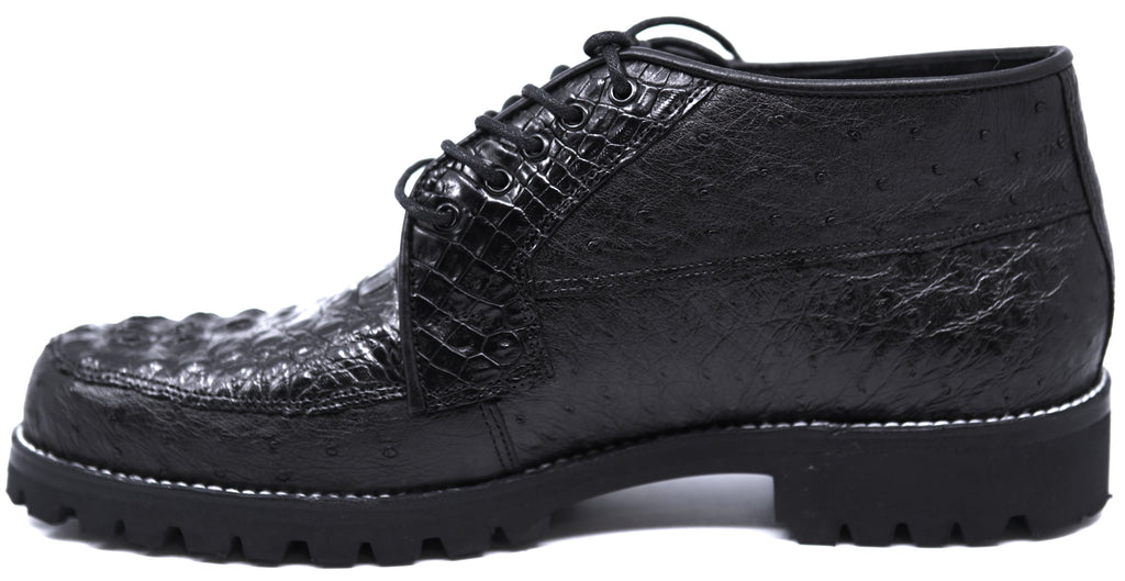 HB Caiman & Ostrich Ankle Boot 8D image 1
