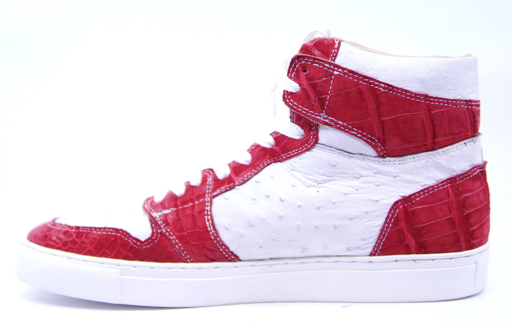 Suede Alligator & Ostrich High Top US Men's 10.5 image 3
