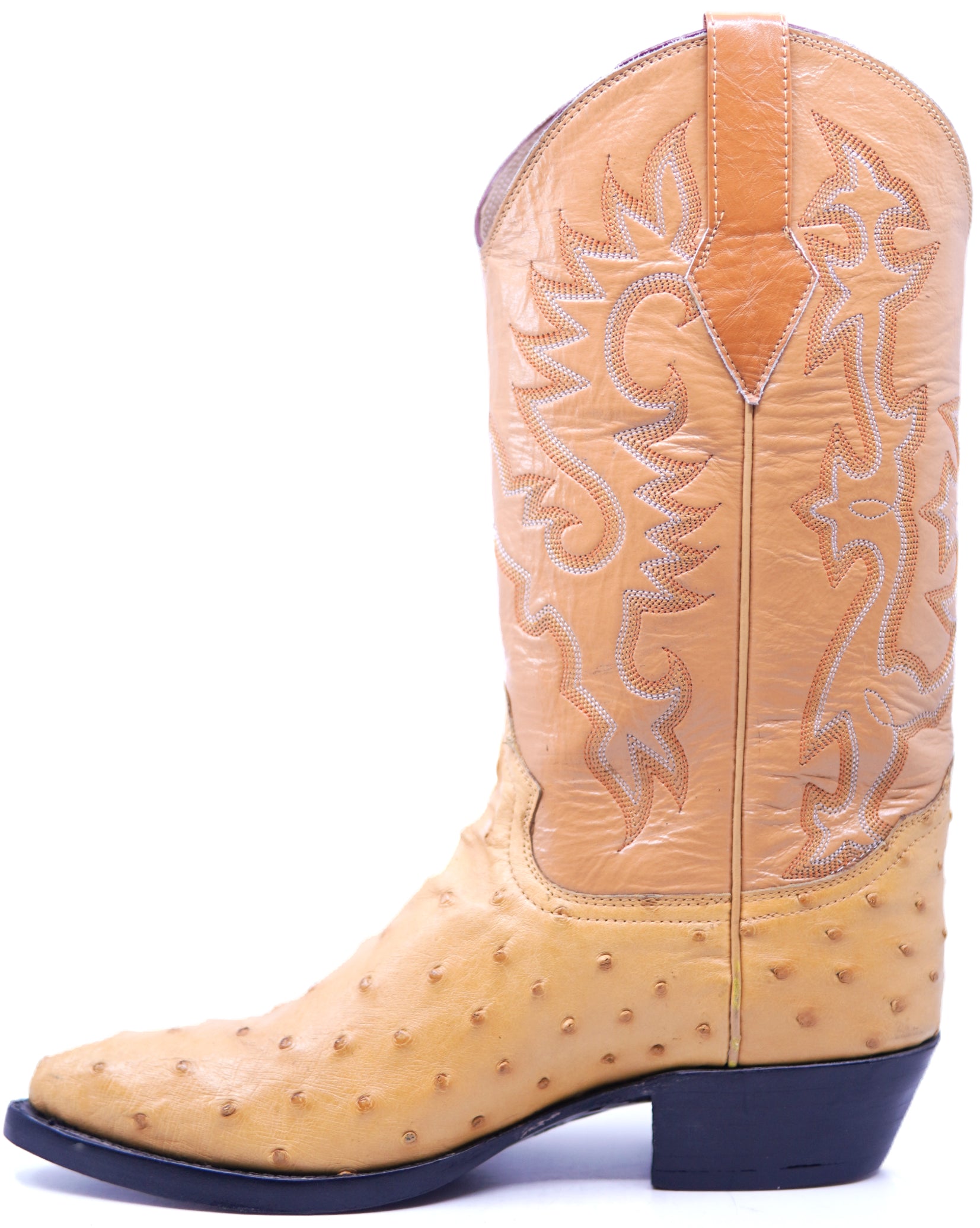 Genuine Ostrich Cowboy Boots image 1