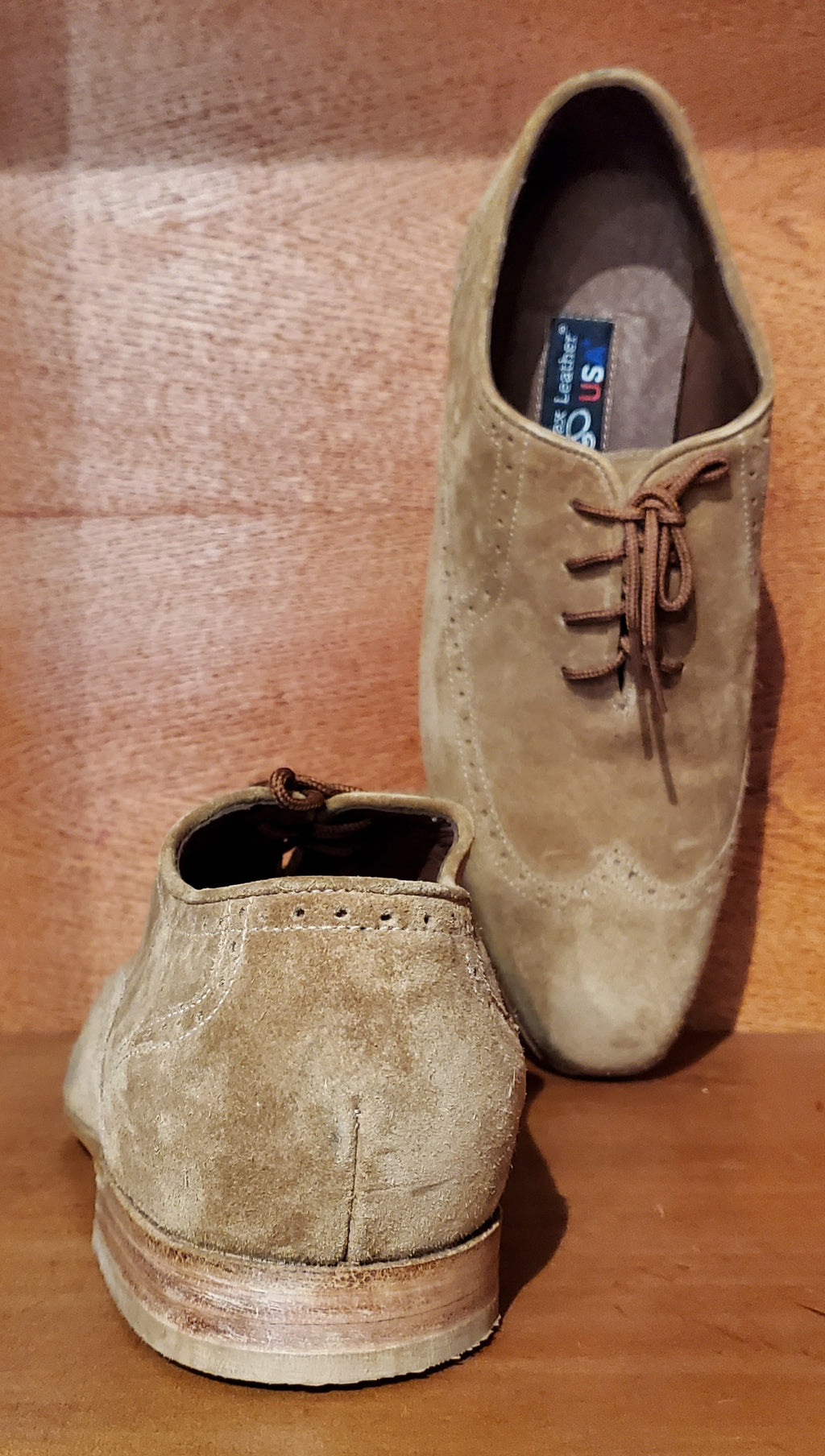 Suede Wingtip Dress Shoe US Men's 10 image 3