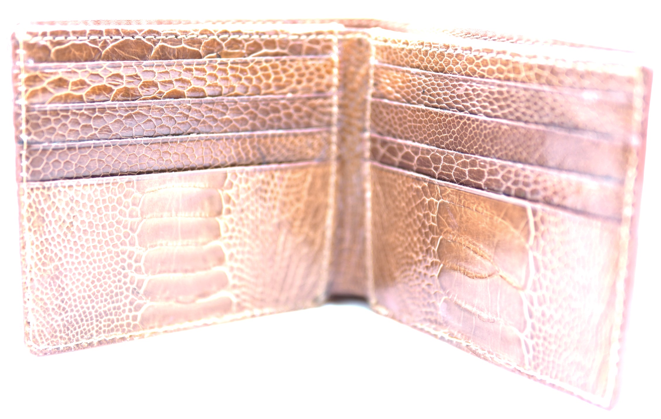 Genuine Ostrich Leg Bi-Fold Wallet image 1