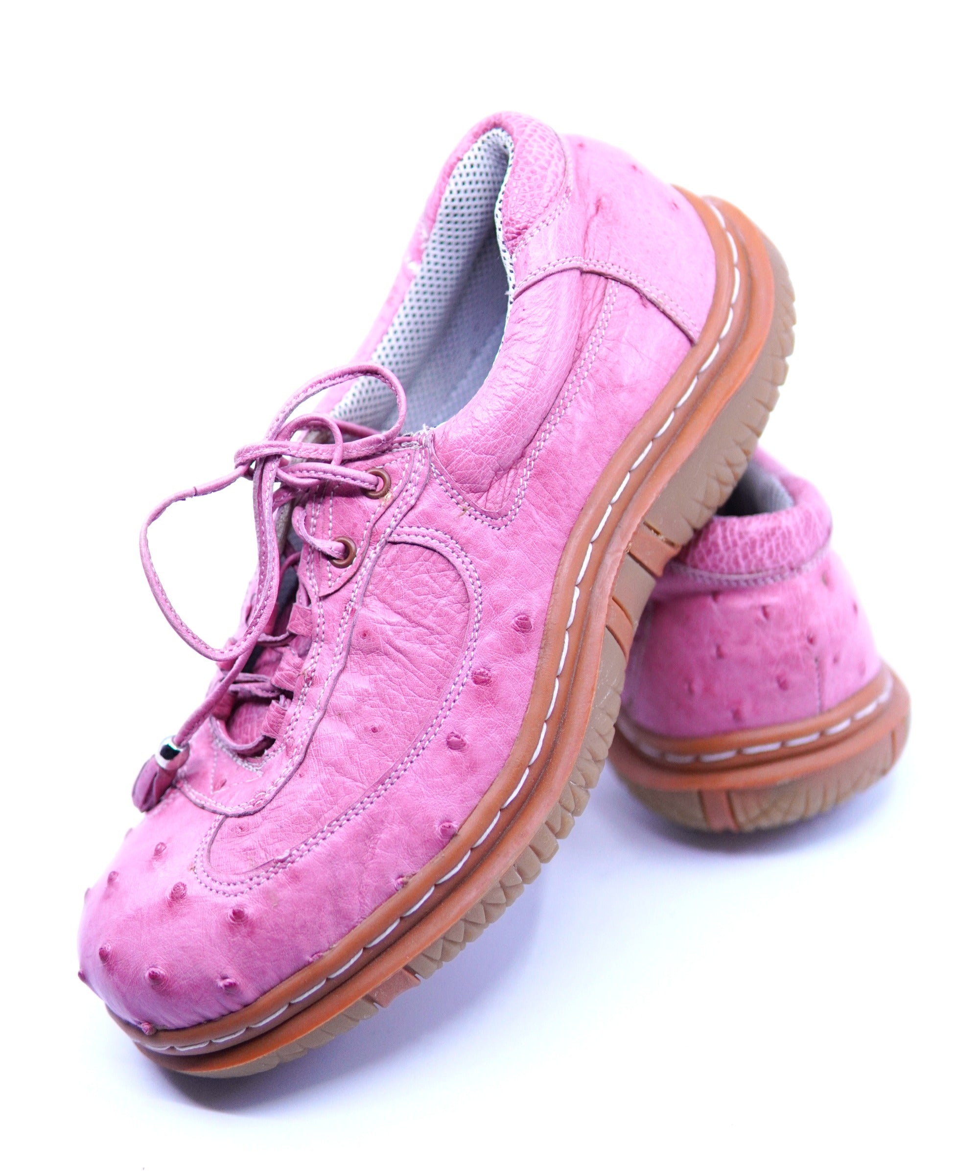 Pink Ostrich Sneakers US Women's 9 image 3