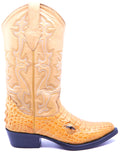 Crocodile Cowboy Boots With Eyes image 0