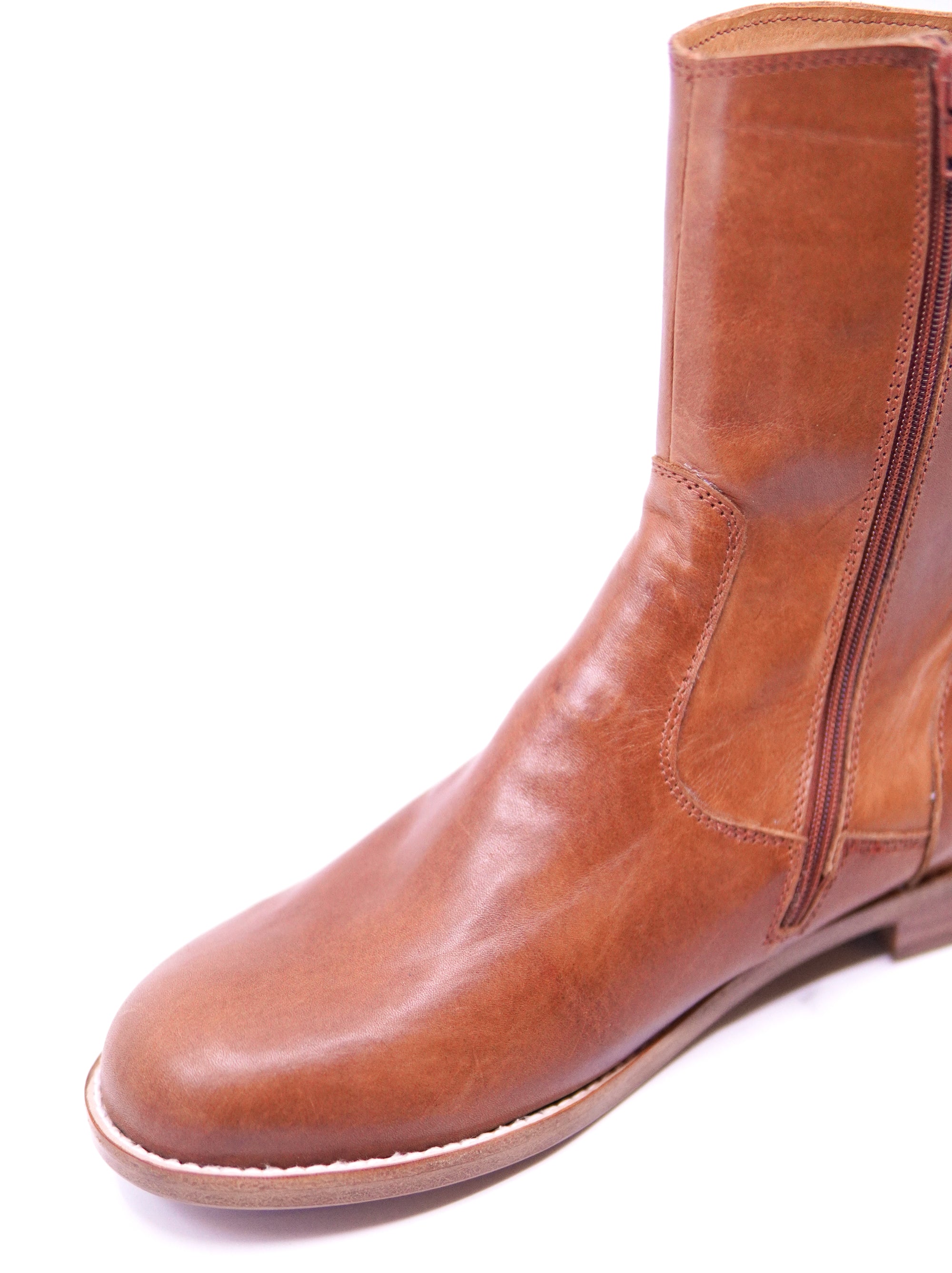 Leather Zipper Boot image 2