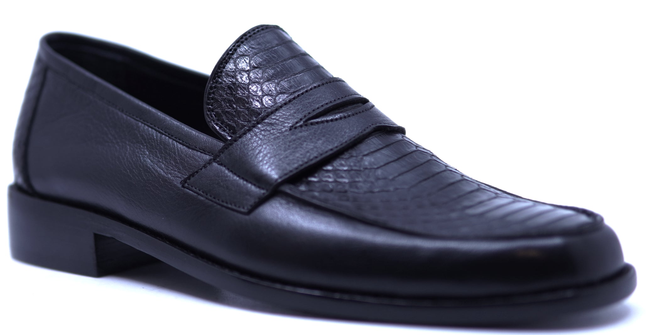 Genuine Python & Leather Loafer 10-US Men's image 2