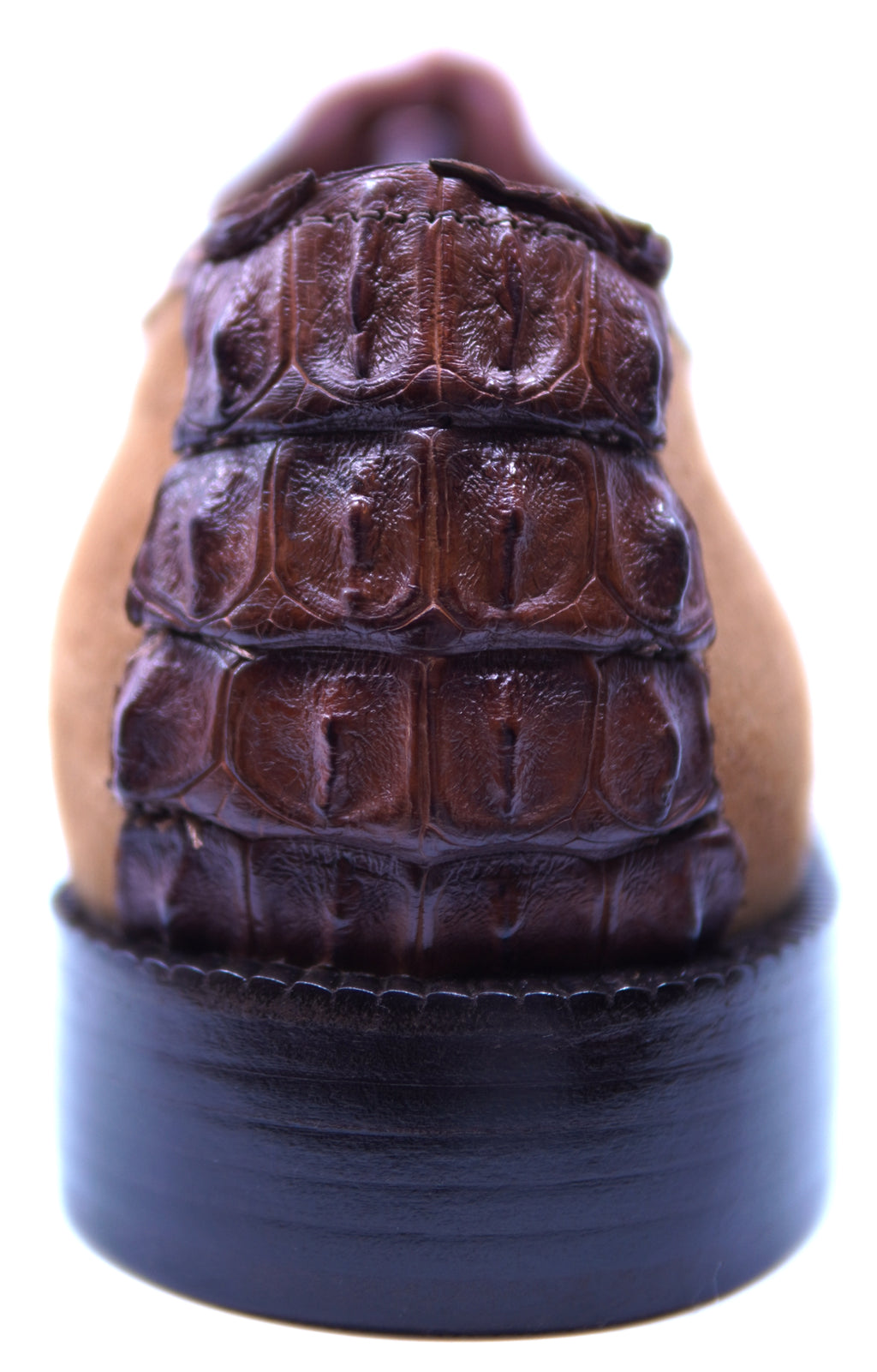 Genuine Suede & Alligator Hornback image 4