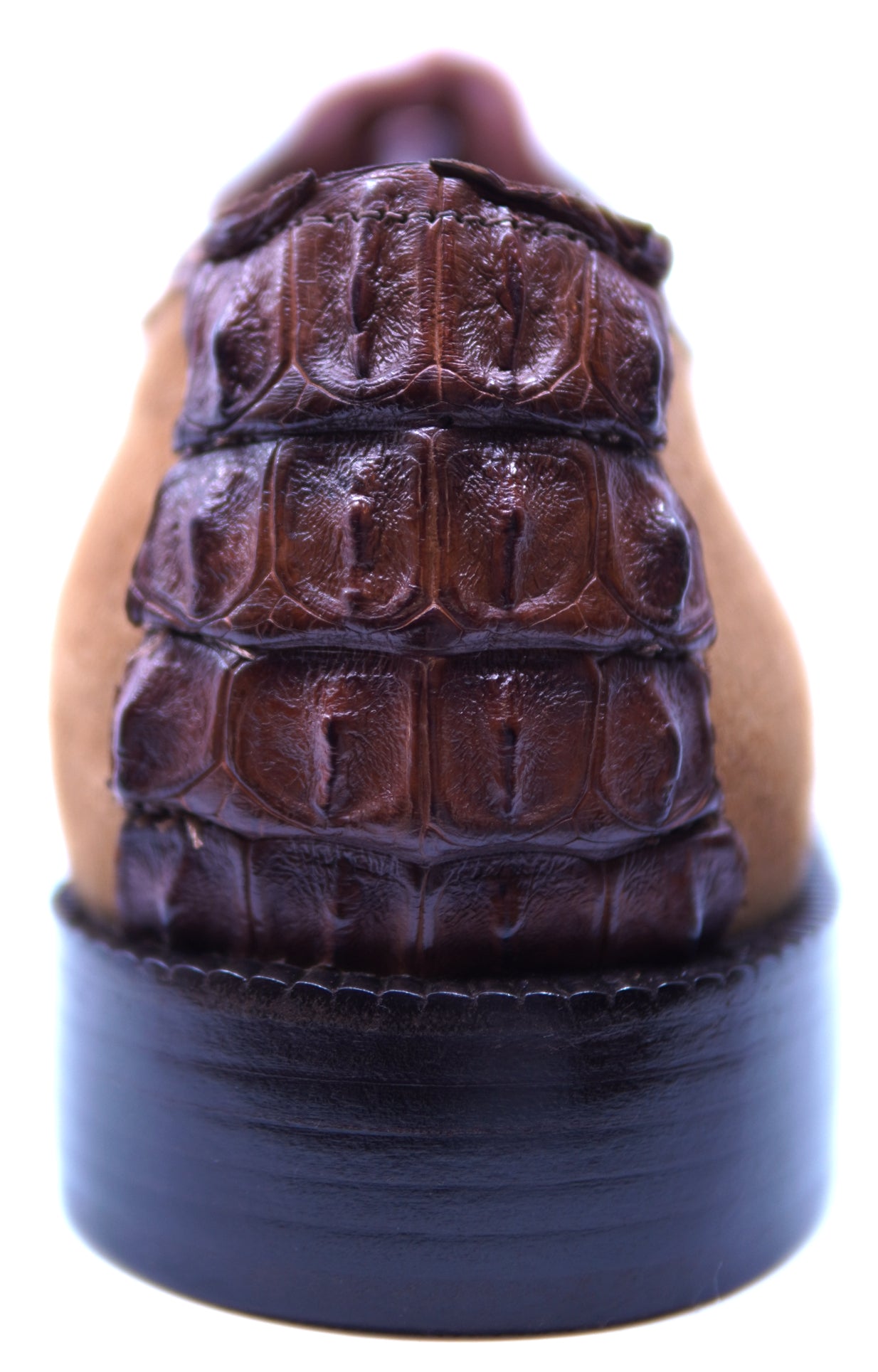 Genuine Suede & Alligator Hornback image 4