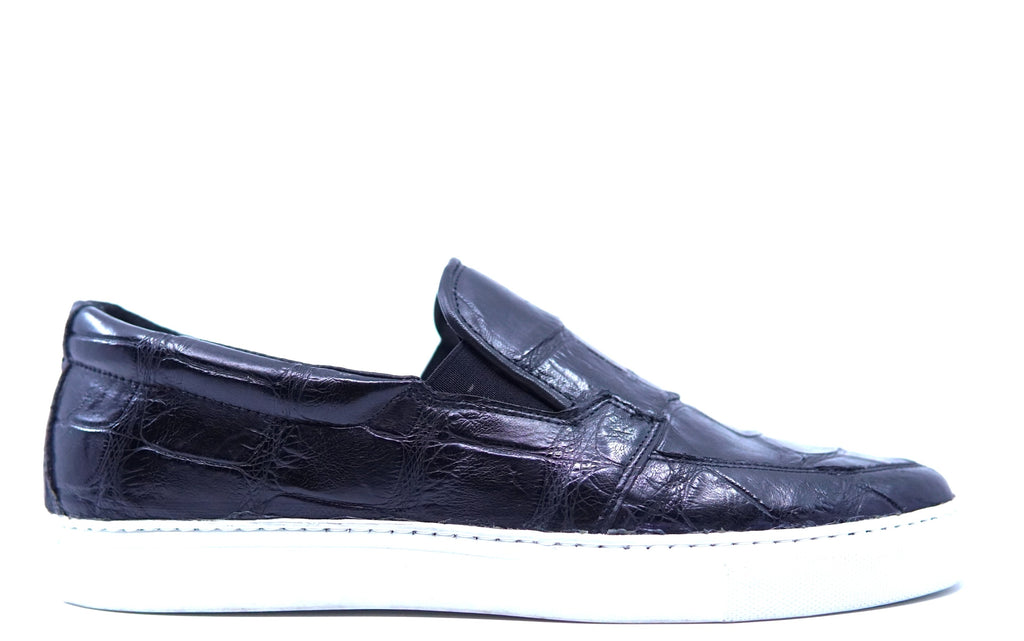 Full Alligator Belly Slip On Sneaker US 10 image 0