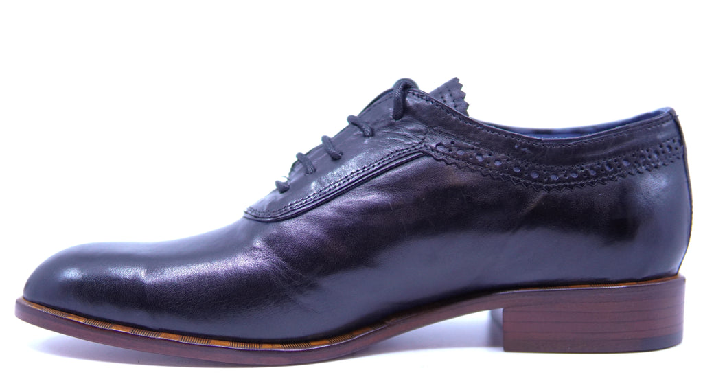 Black Milano Leather Dress Shoes image 3