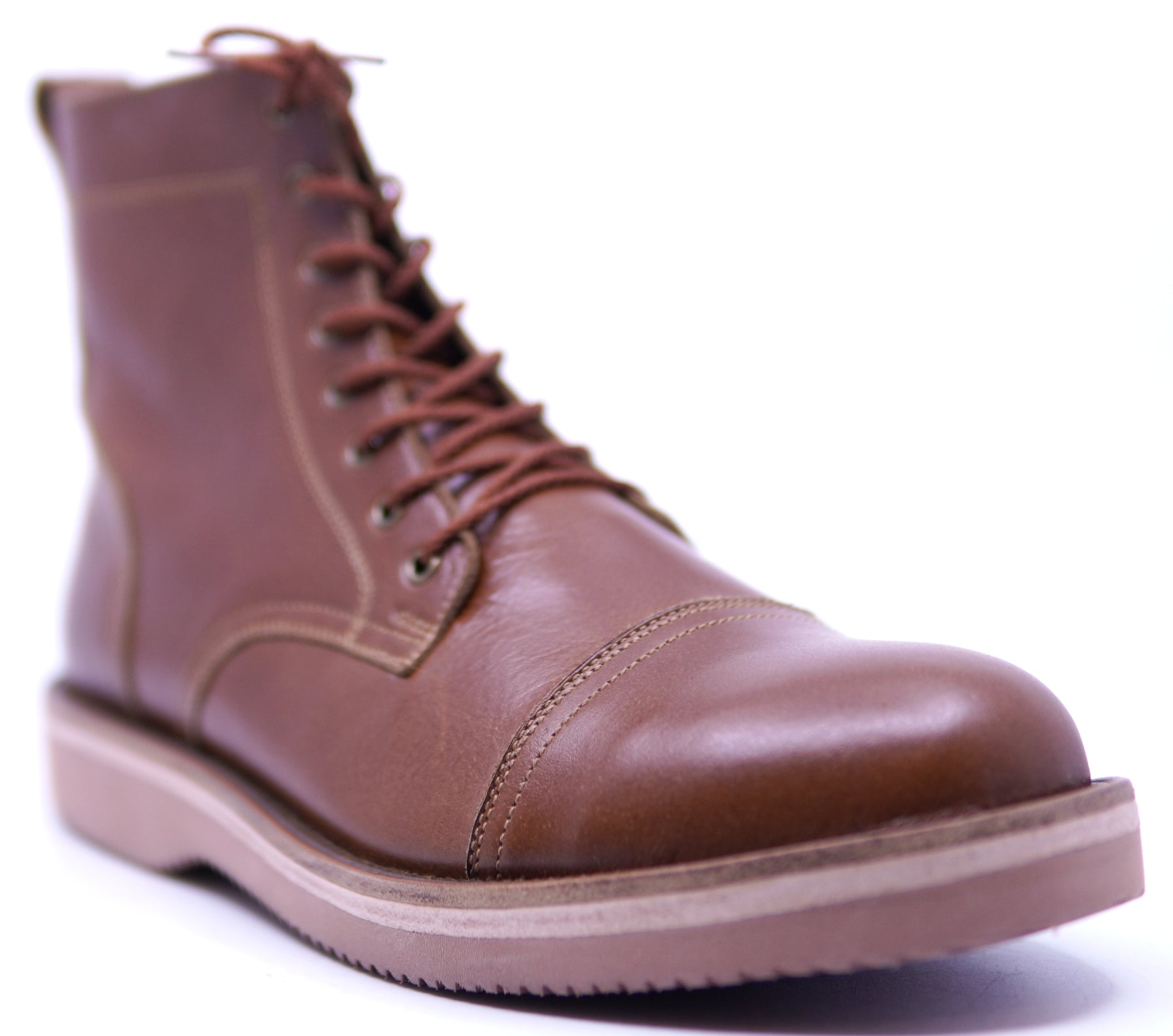 Genuine Leather Cap Toe Boots 10-US Men's image 2