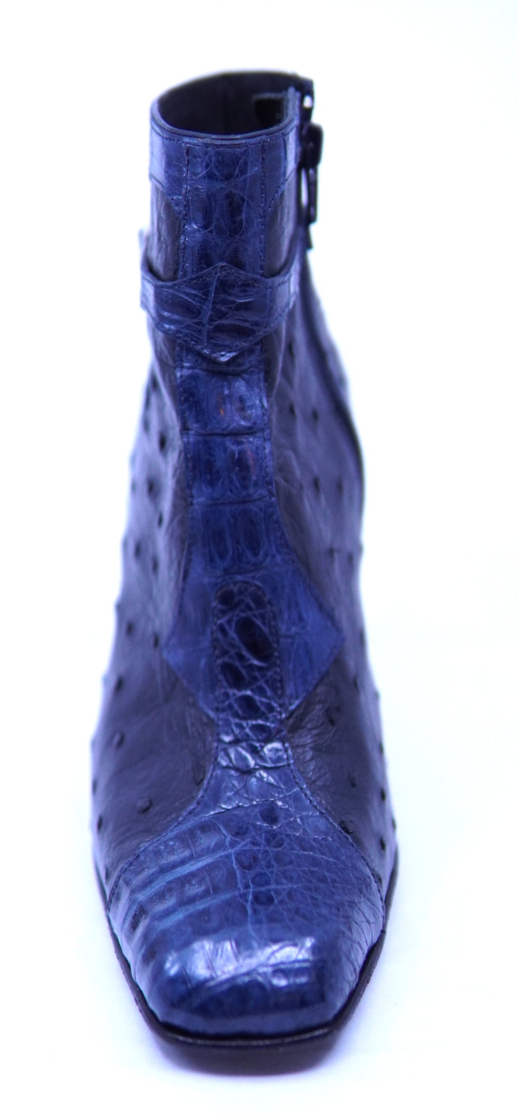 Ostrich and Crocodile Short Boots image 3