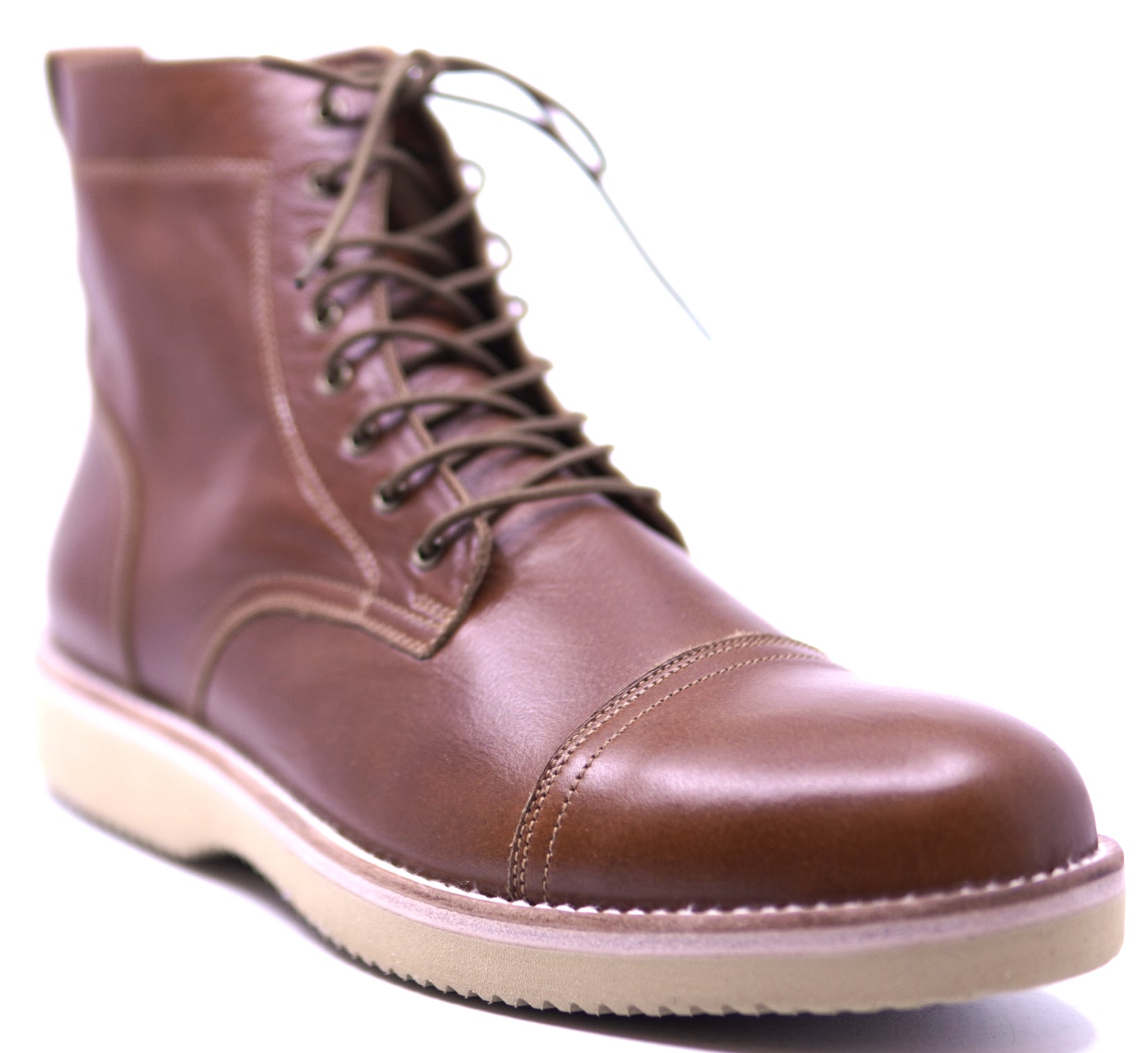 Full Genuine Leather Cap Toe Boots image 2