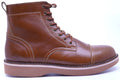 Genuine Leather Cap Toe Boots 9.5-US Men's image 0
