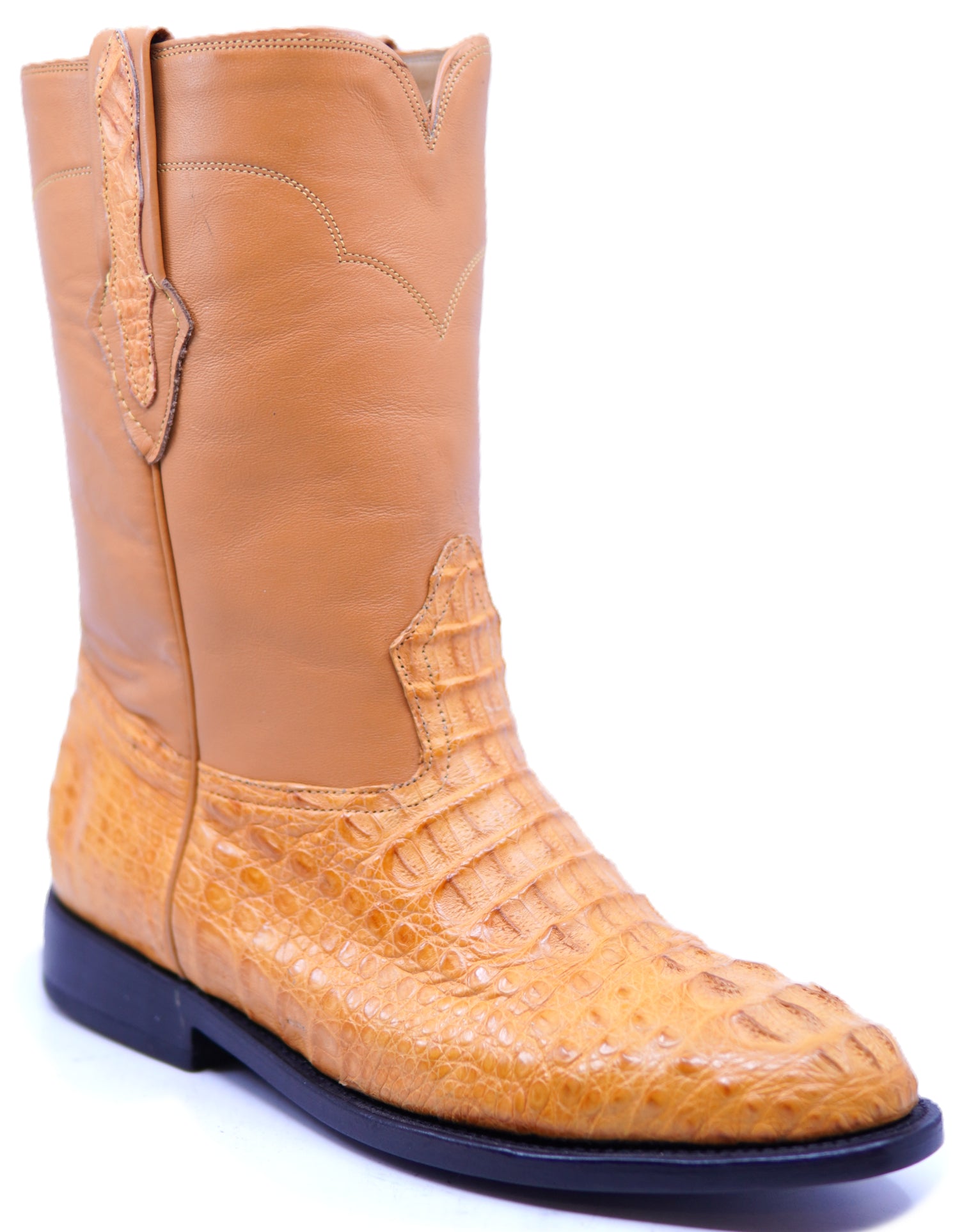 Genuine HB Caiman Roper Boots – Max Leather Inc.