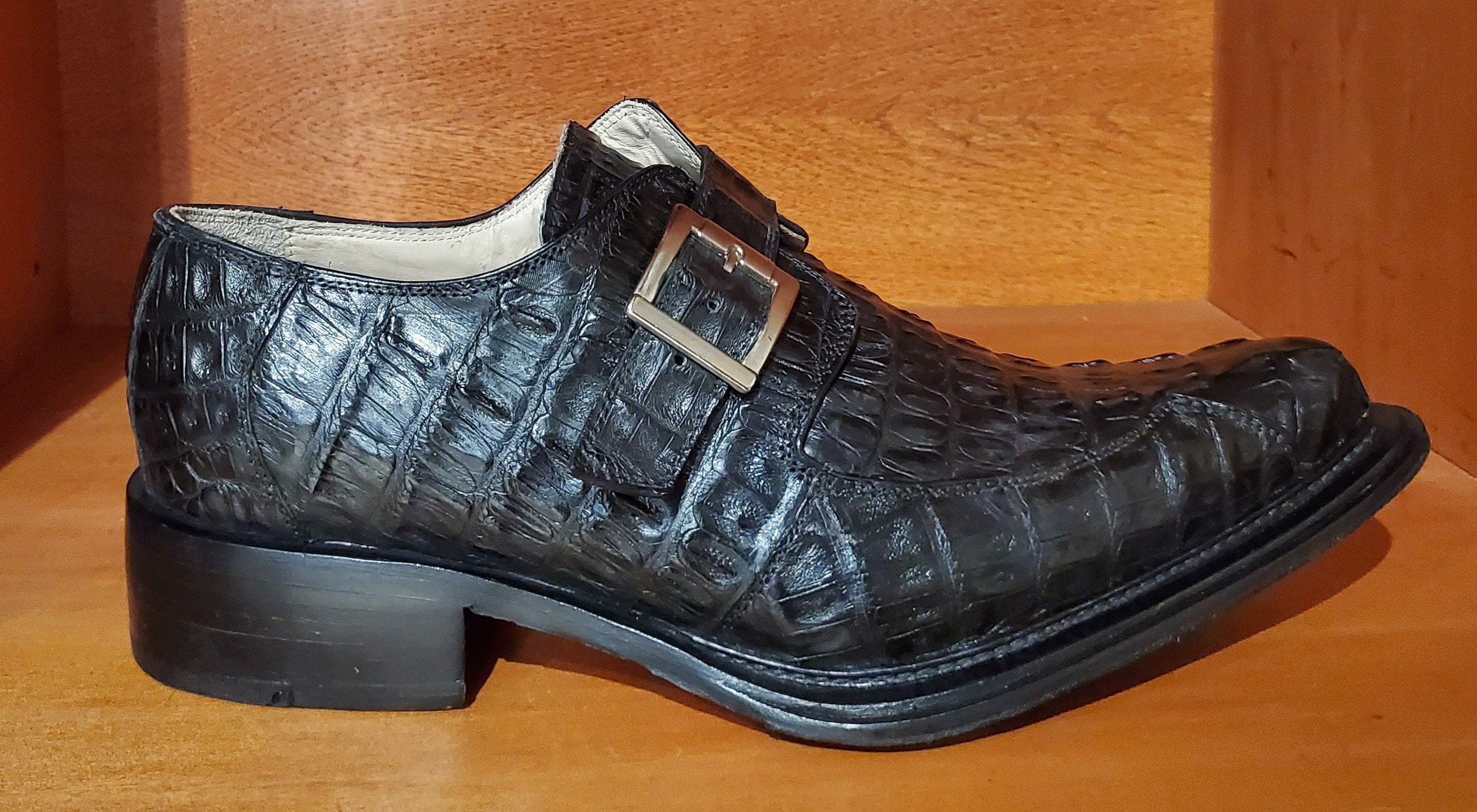 Full Black Crocodile Loafer US Men's 11.5 image 0