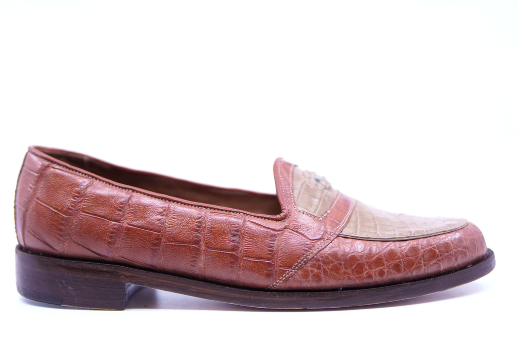 Full Alligator Loafer with Eyes US 12 image 0