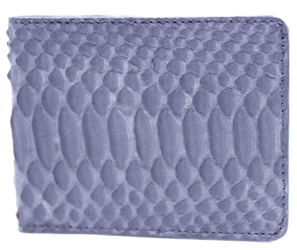Genuine Gray Python Bi- Fold Wallet image 0