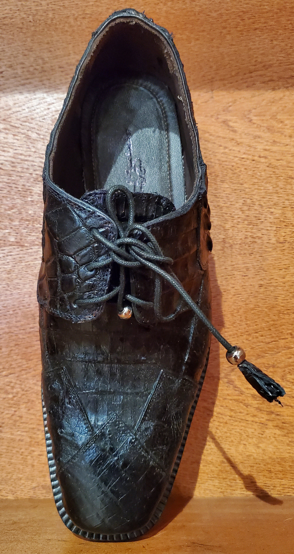 Black Crocodile and Ostrich 007 US Men's 10.5 image 2