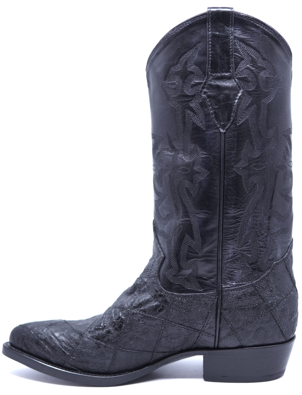Genuine Frog Textured Leather Cowboy Boots image 1