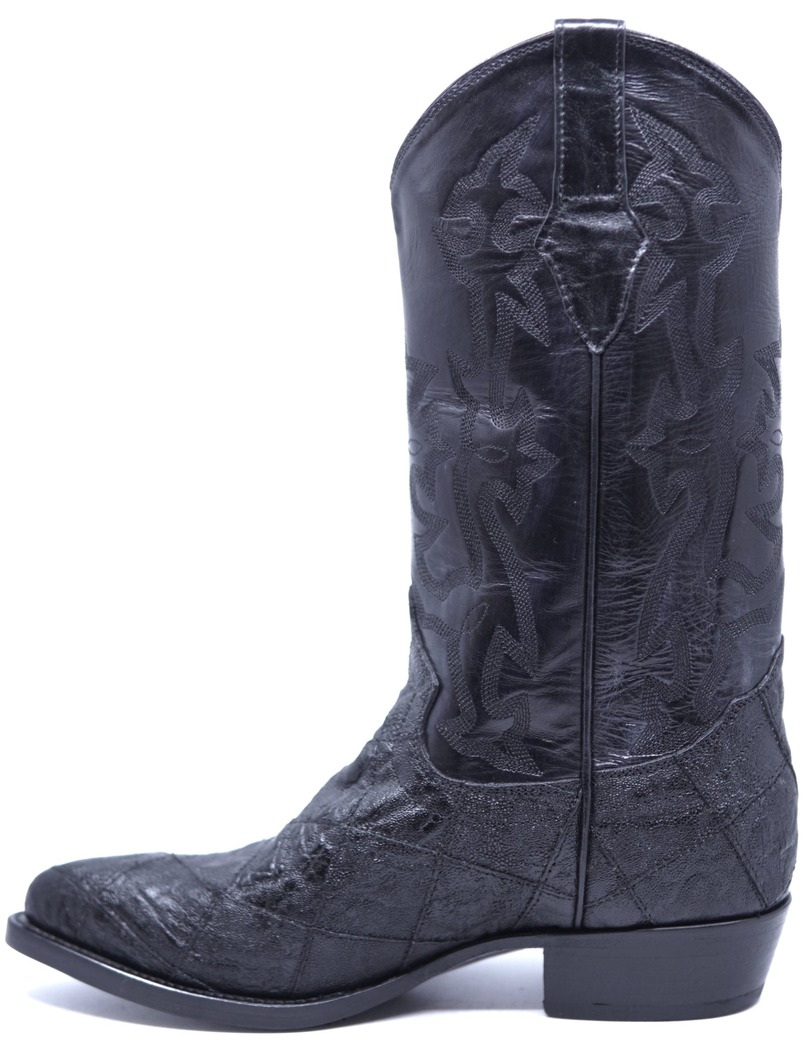 Genuine Frog Textured Leather Cowboy Boots image 1