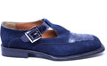 Suede & Croc Belly Sandals US 12.5 image 0