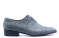 Grey Textured Leather Dress shoe US 9 image 0