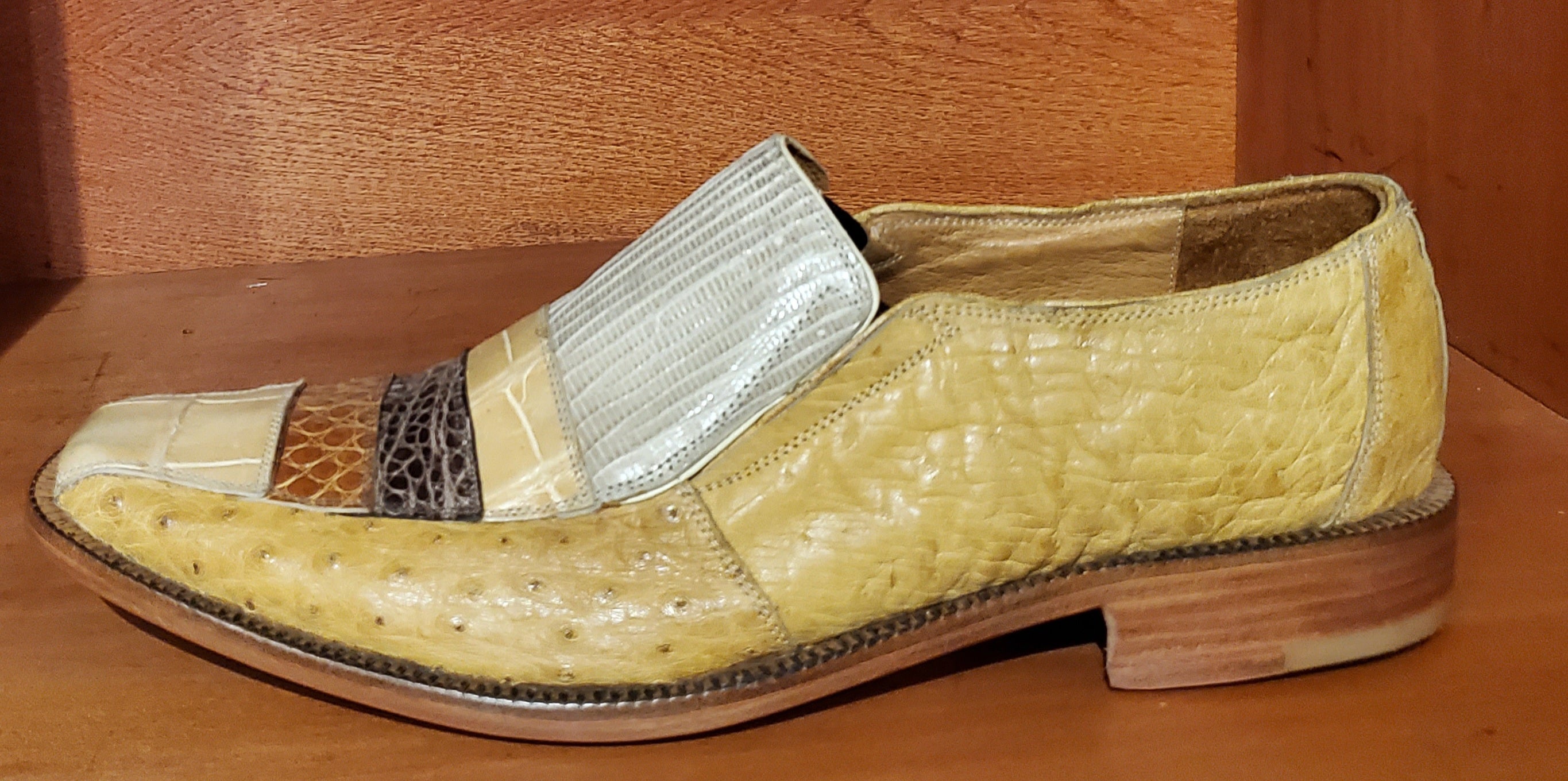 Alligator/Ostrich/Lizard Loafer US Men's 11.5 image 1