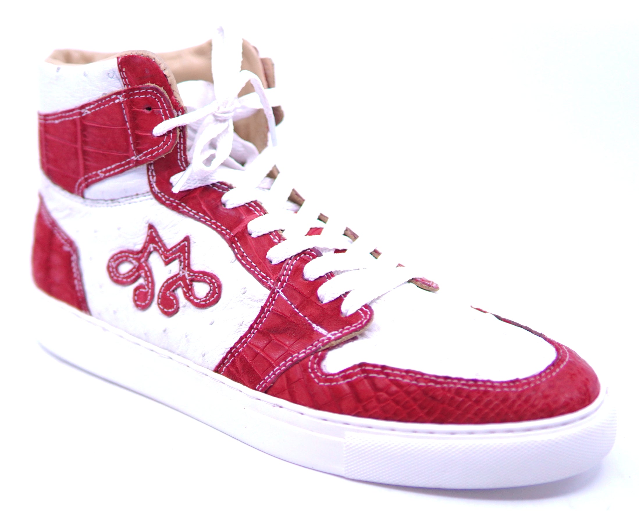 Suede Alligator & Ostrich High Top US Men's 10.5 image 1