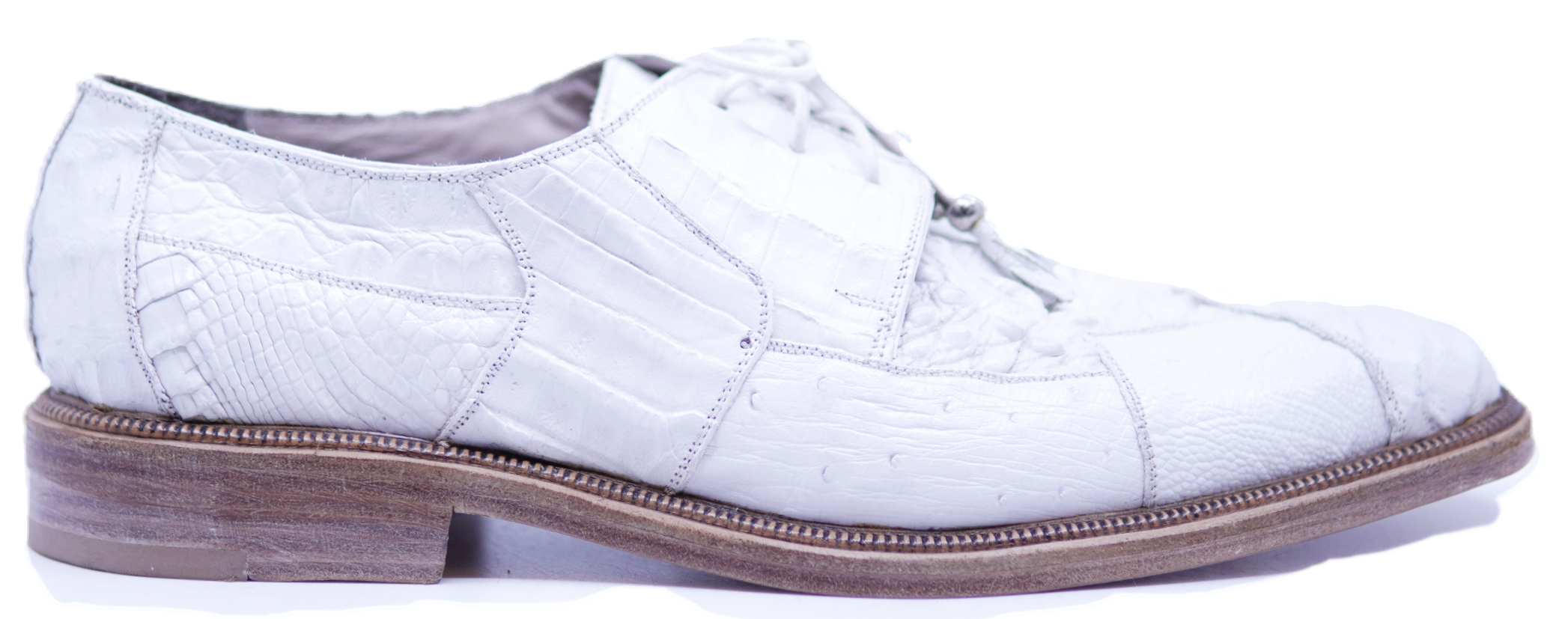 007 Crocodile HB & Ostrich Dress Shoe 12.5-US Mens image 0