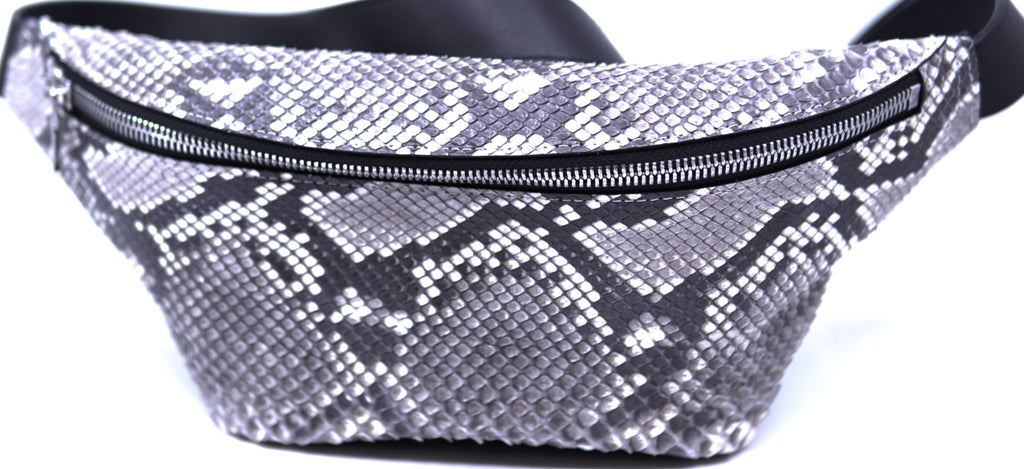 Full Snake Leather Fanny Pack image 0