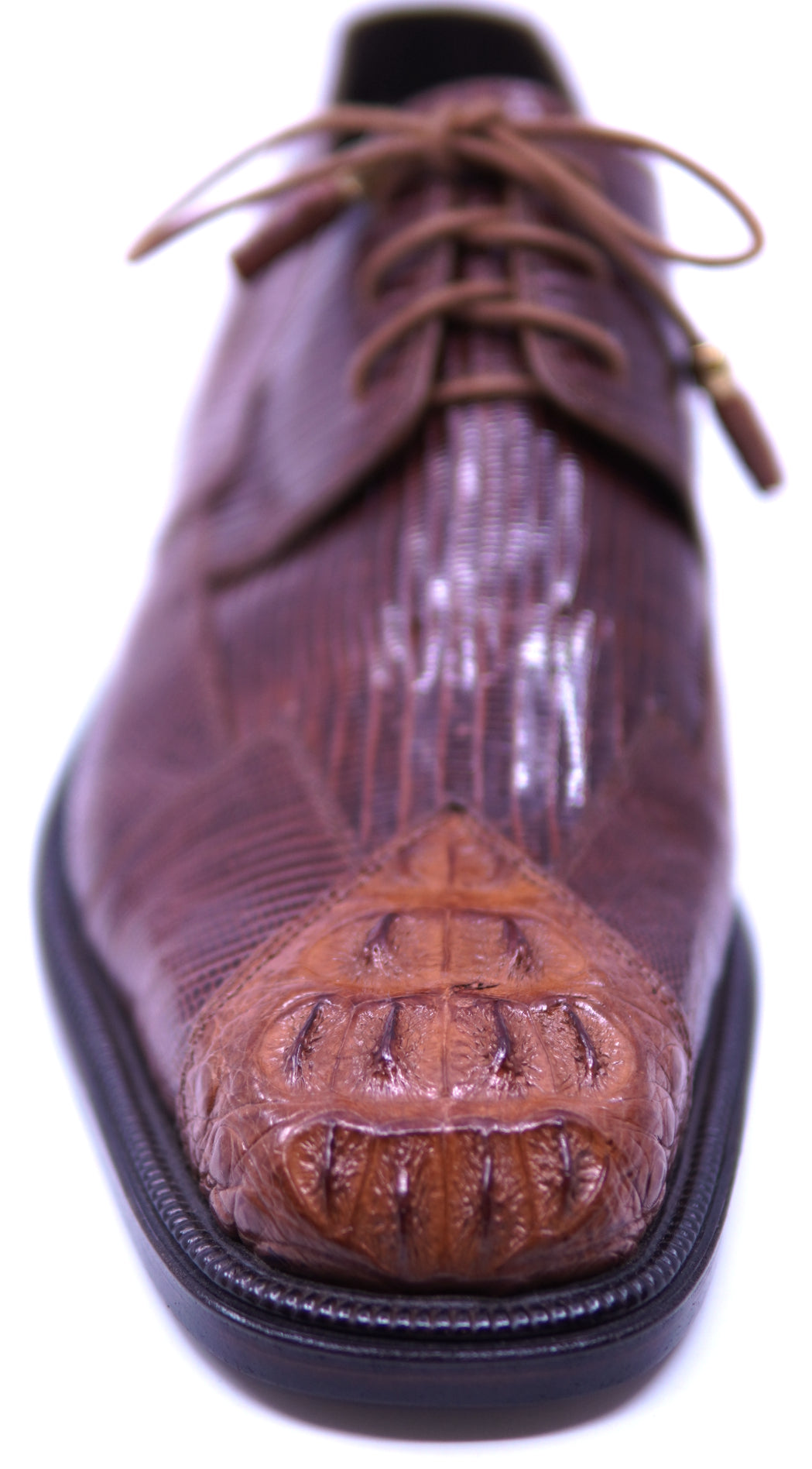 Genuine Lizard & Hornback Crocodile 007 Dress Shoe image 3