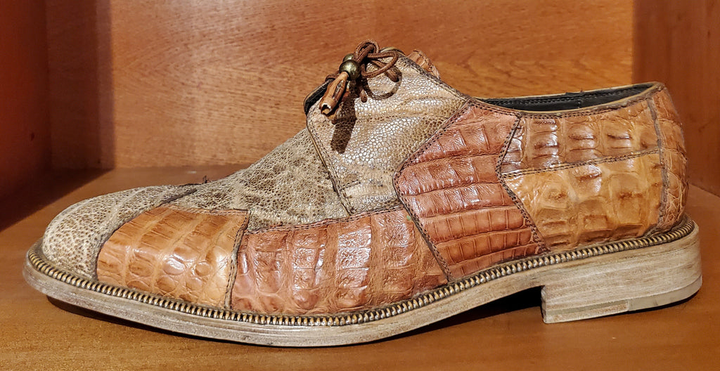 Crocodile and Elephant Dress Shoe US Men's 11.5 image 1