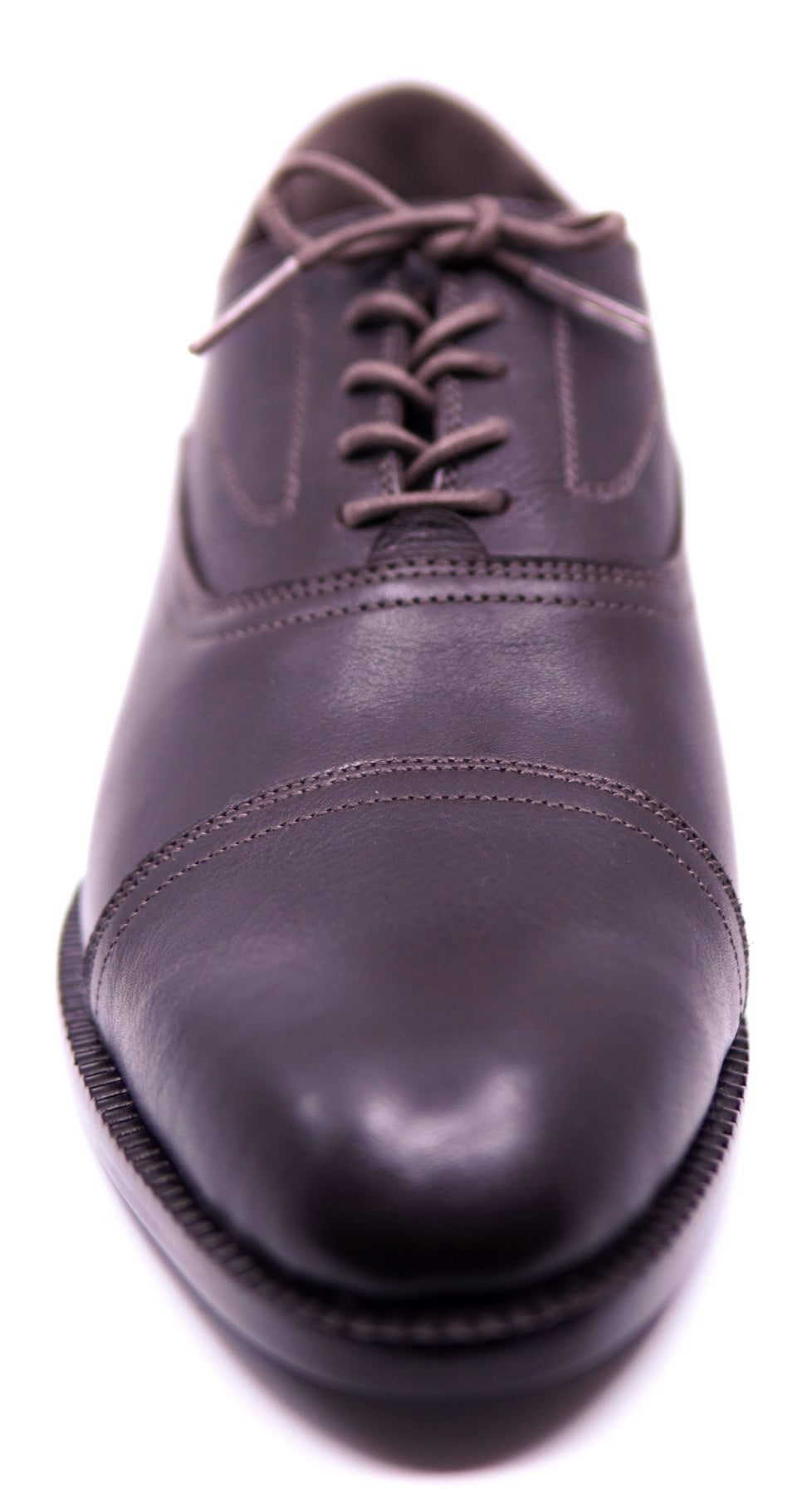 Dark Brown Leather Captoe Dress Shoe image 3