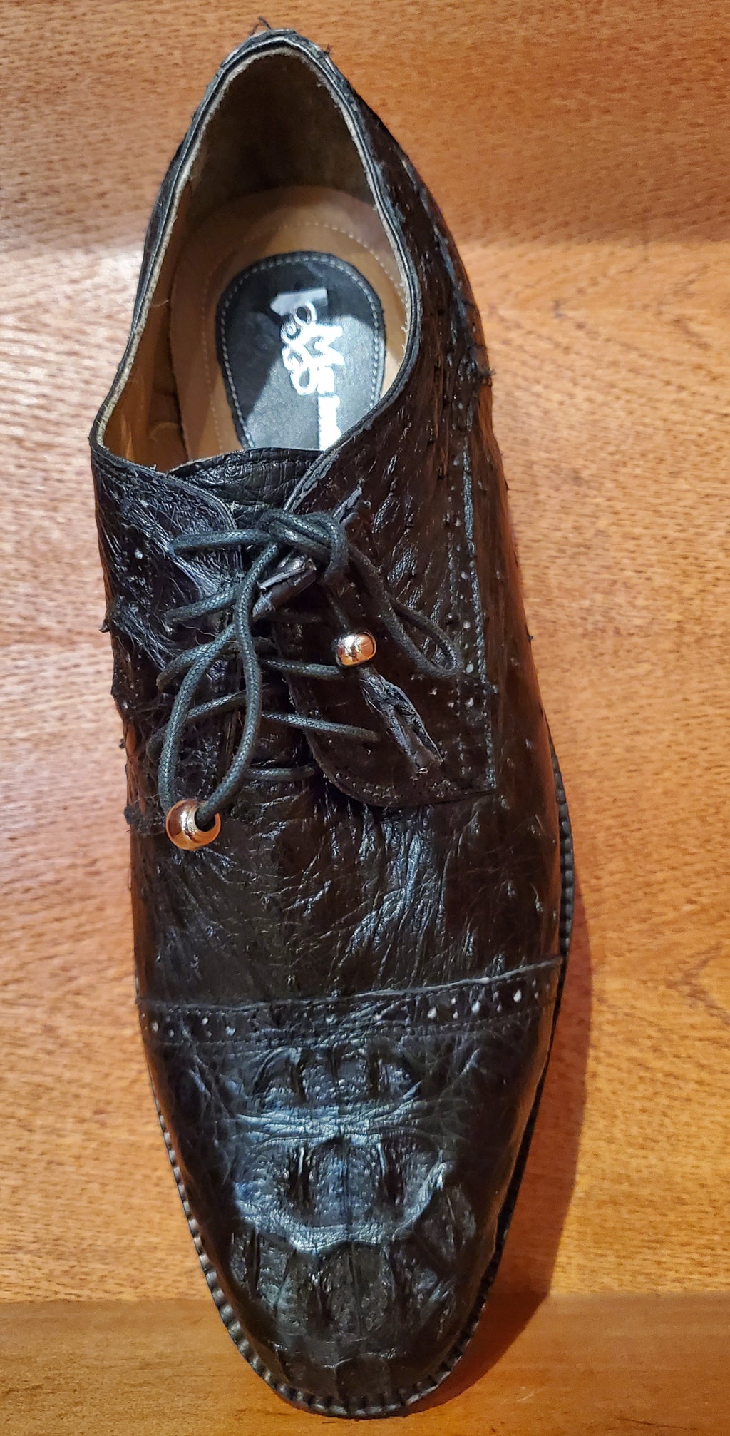 HB Crocodile & Ostrich Cap Toe US Men's 10.5 image 2
