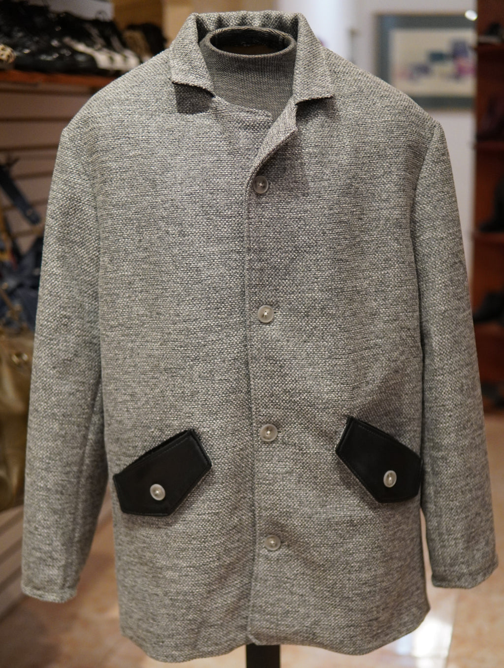Grey Marled Coat US XXL image 0