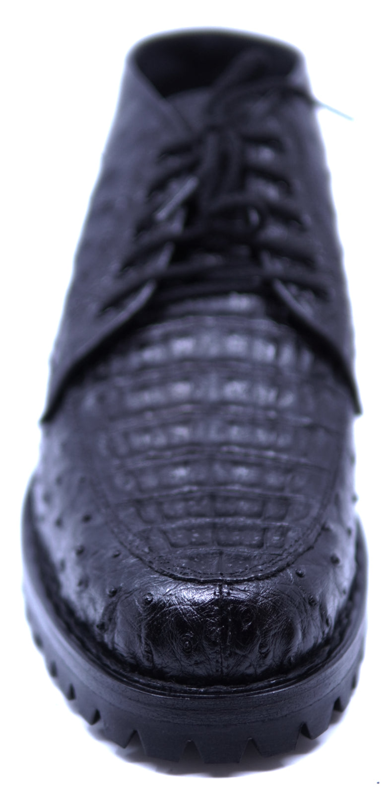 Genuine HB Caiman & Ostrich 8Ds Ankle Boots image 3