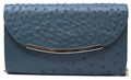 Ostrich Crossbody Bag with Chain Strap image 0