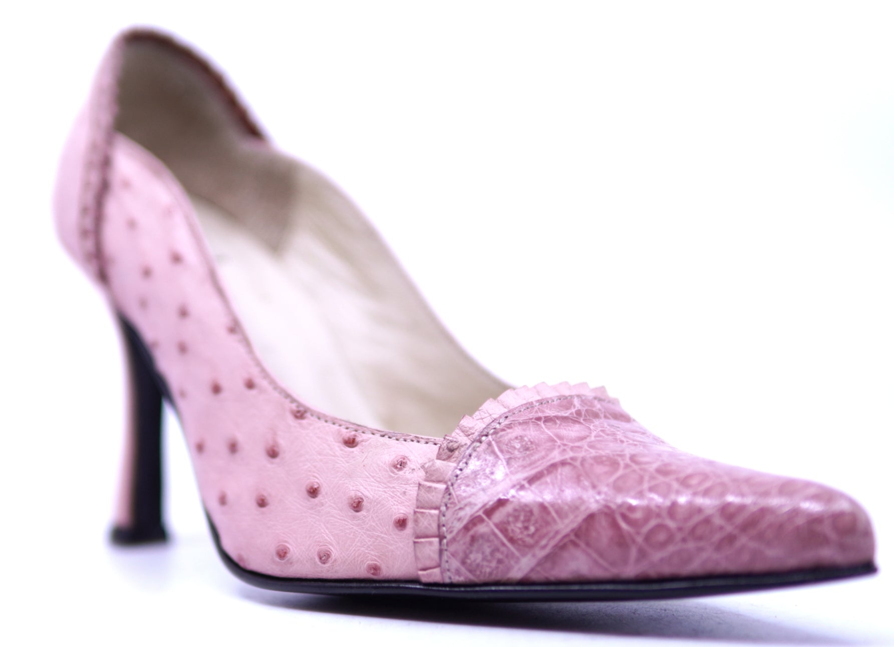 Ostrich & Crocodile Toe Heel 9-US Women's image 2