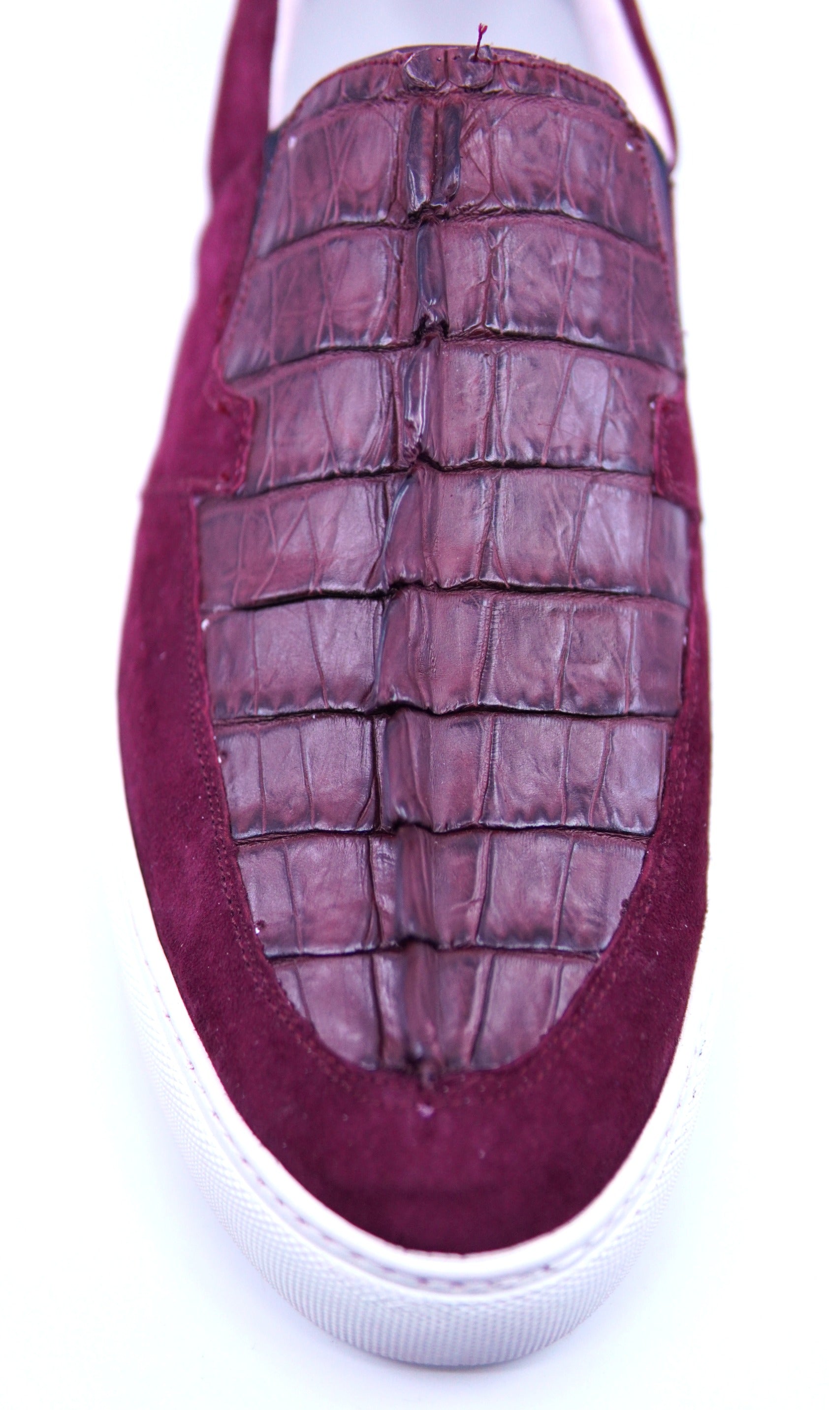 Suede & Croc Tail Sneakers US 10 image 1