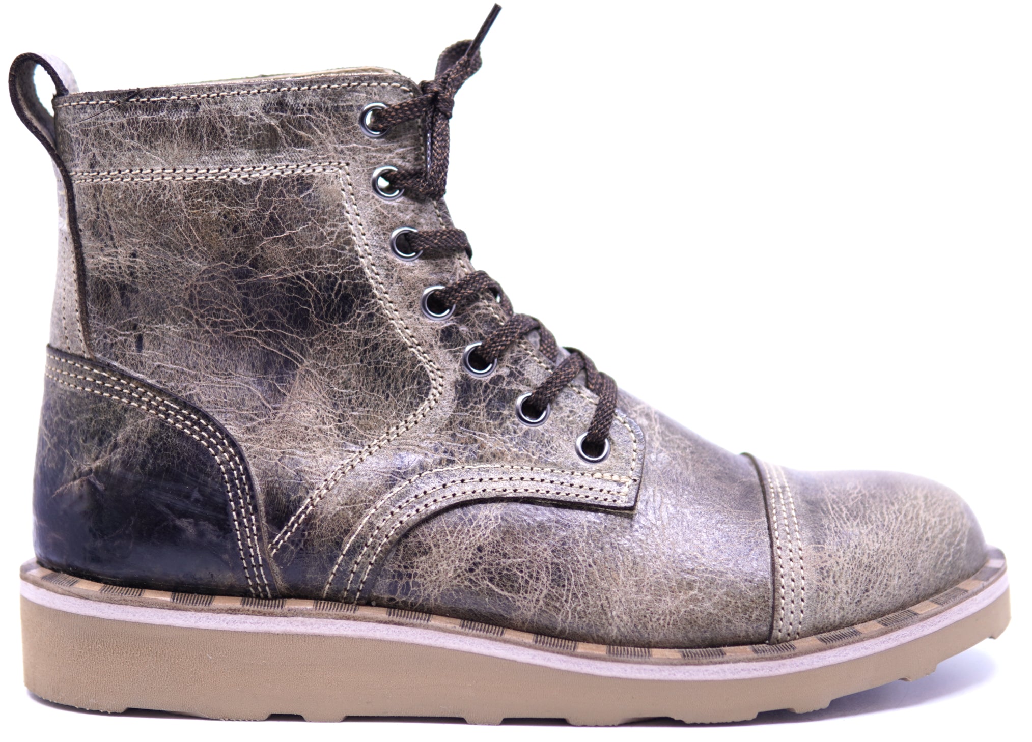 Genuine Vintage Leather Cap Toe Boots 10-US Men's image 0