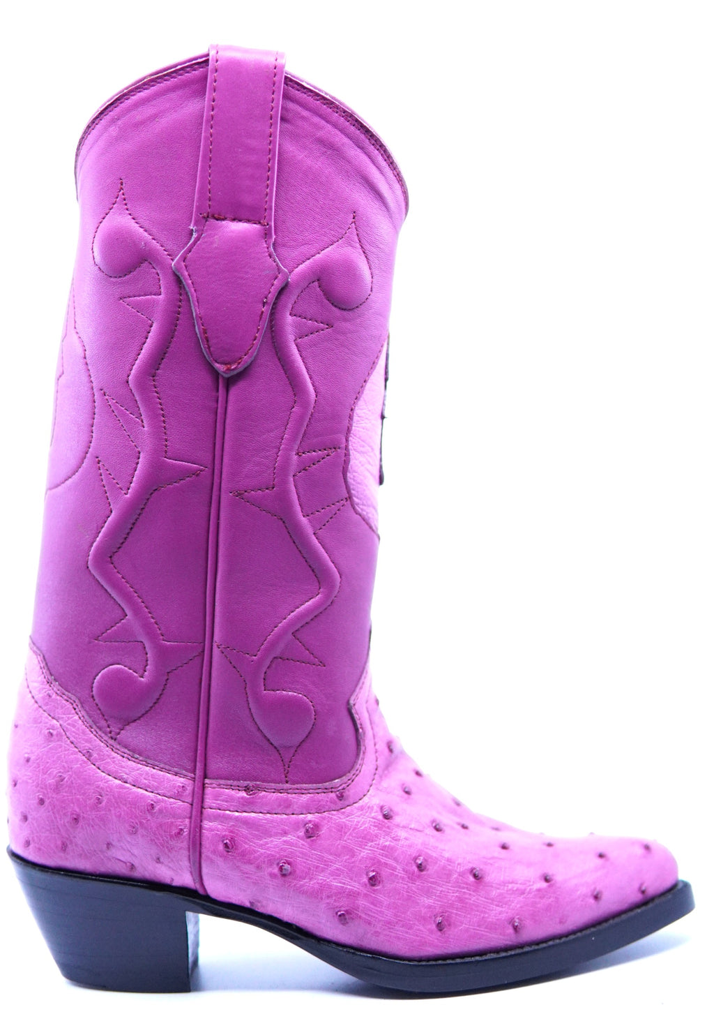 Pink Ostrich Boots US Women's 7 image 0