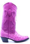 Pink Ostrich Boots US Women's 7 image 0